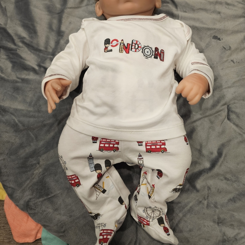F Kissy kissy two piece pj set - Picture 1 of 13